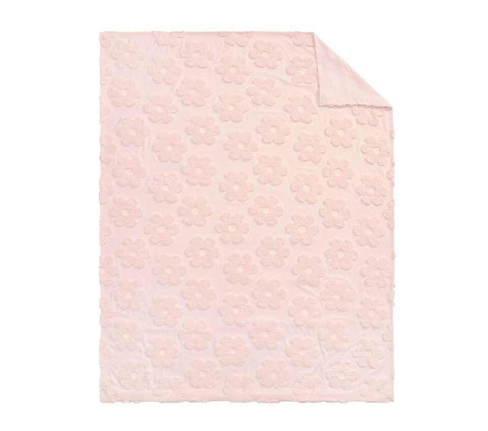 Textured Daisy Jacquard Duvet Cover & Pillowcases